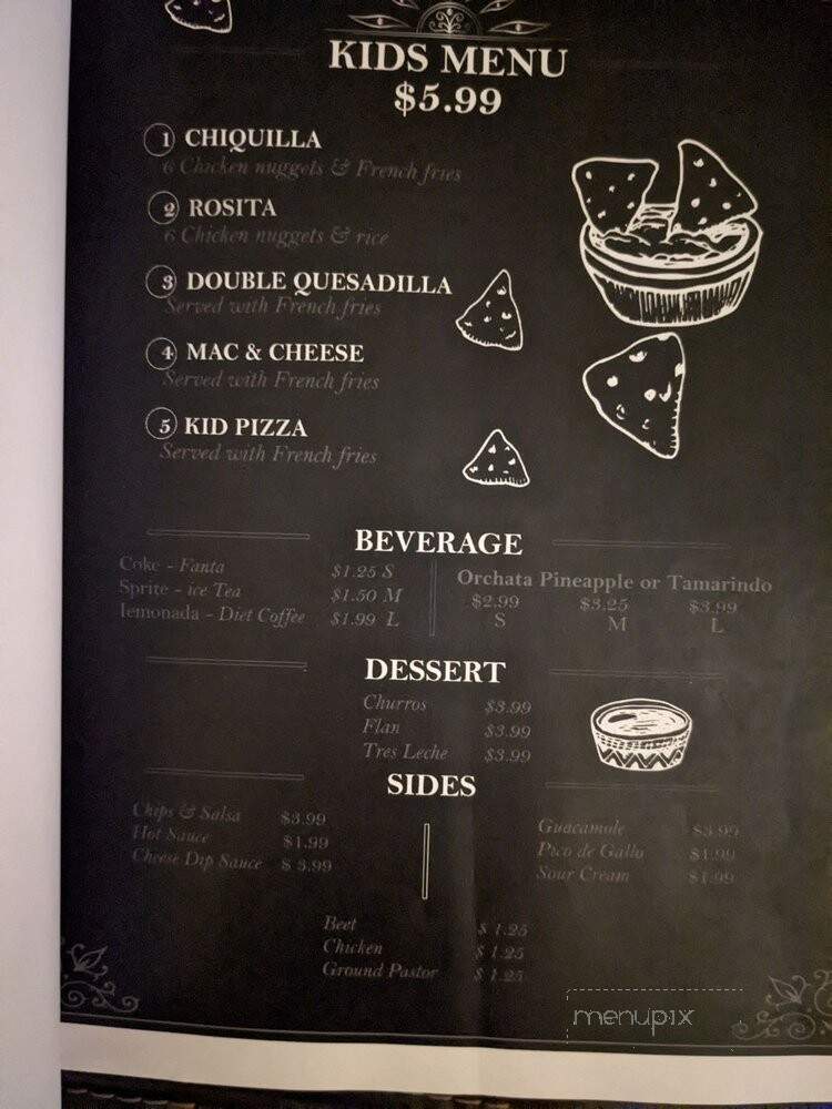 Vida Mexican Food - Carter Lake, IA menu_pic