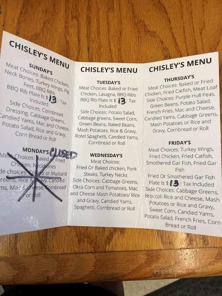 Chisleys Soul Food - Monroe, LA