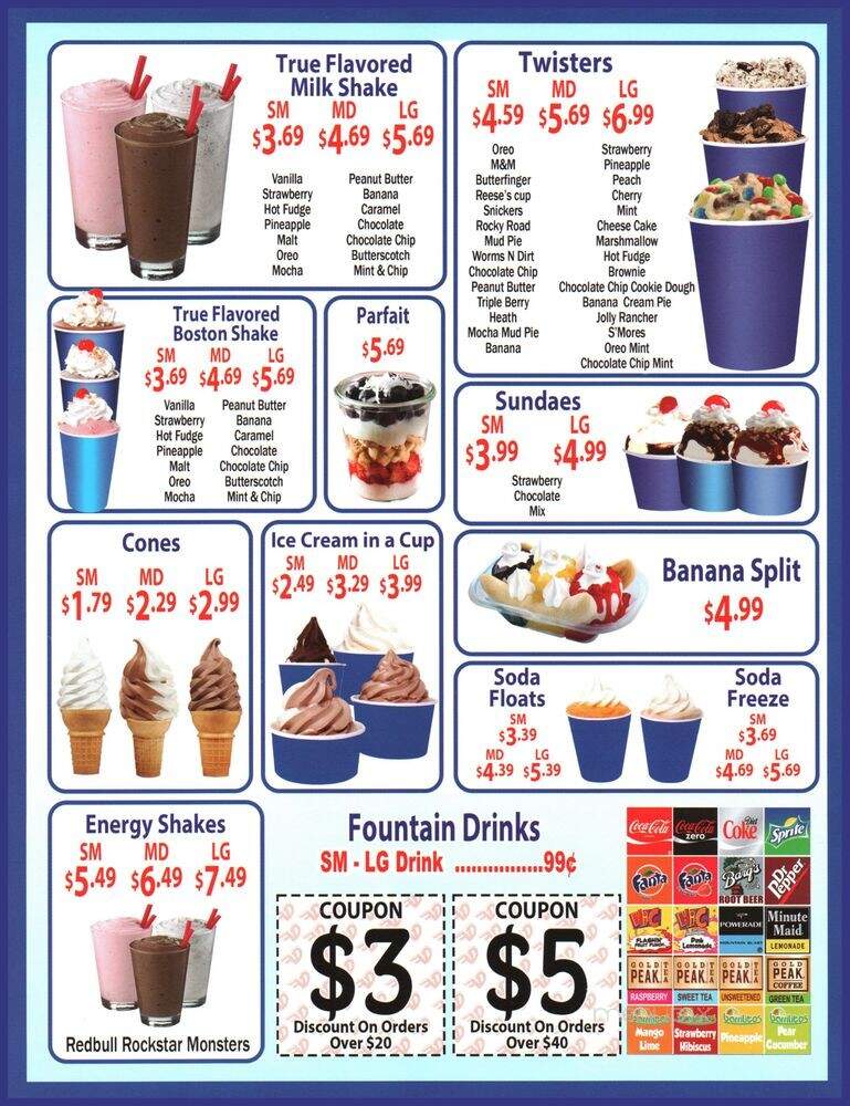 Frosty Drive-In - Porterville, CA menu_pic