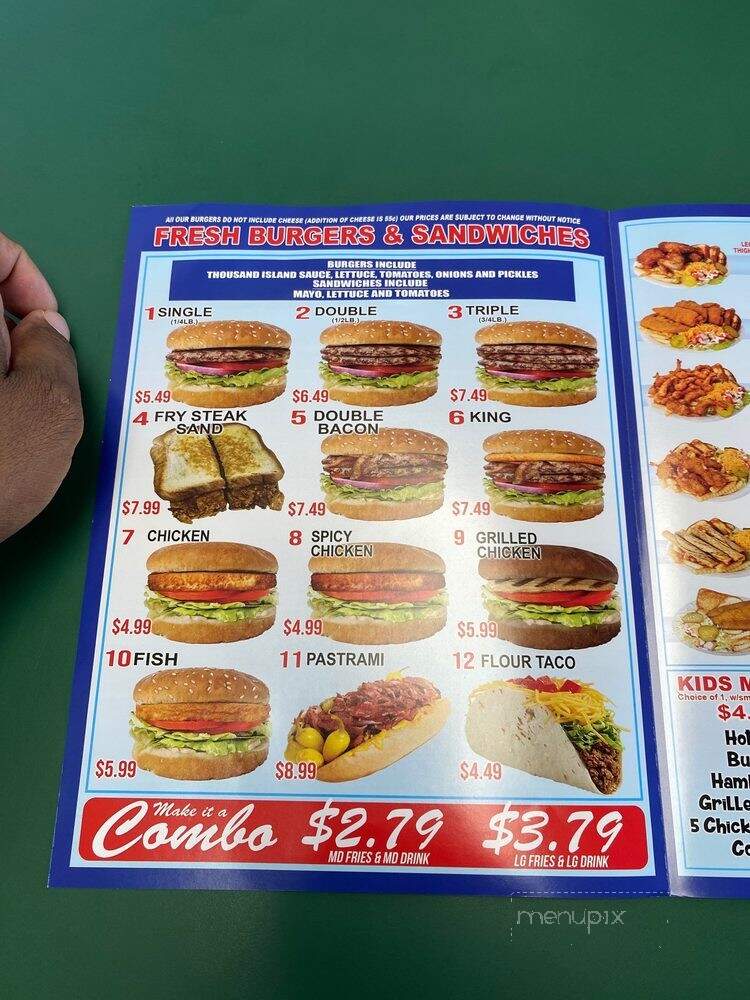 Frosty Drive-In - Porterville, CA menu_pic