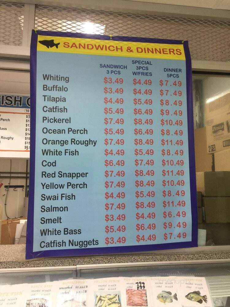 Livernois Fresh Fish and Seafood - Detroit, MI menu_pic