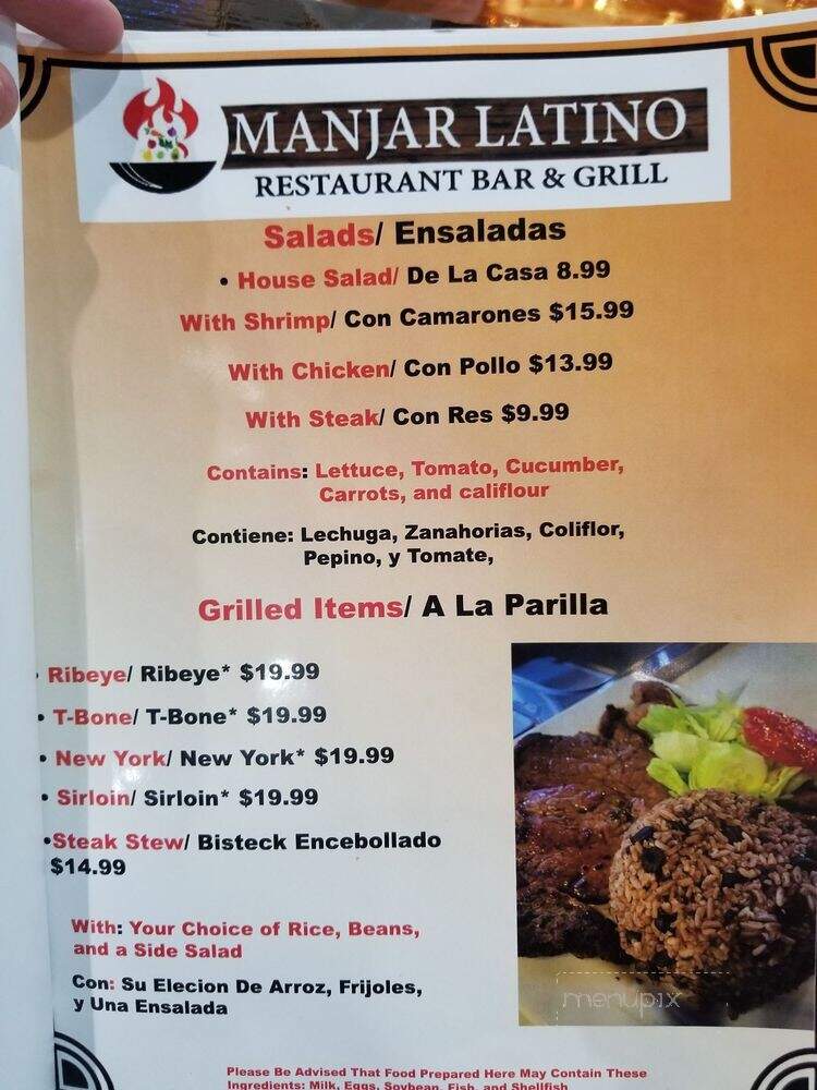 Manjar Latino Restaurant Bar & Grill - North Charleston, SC