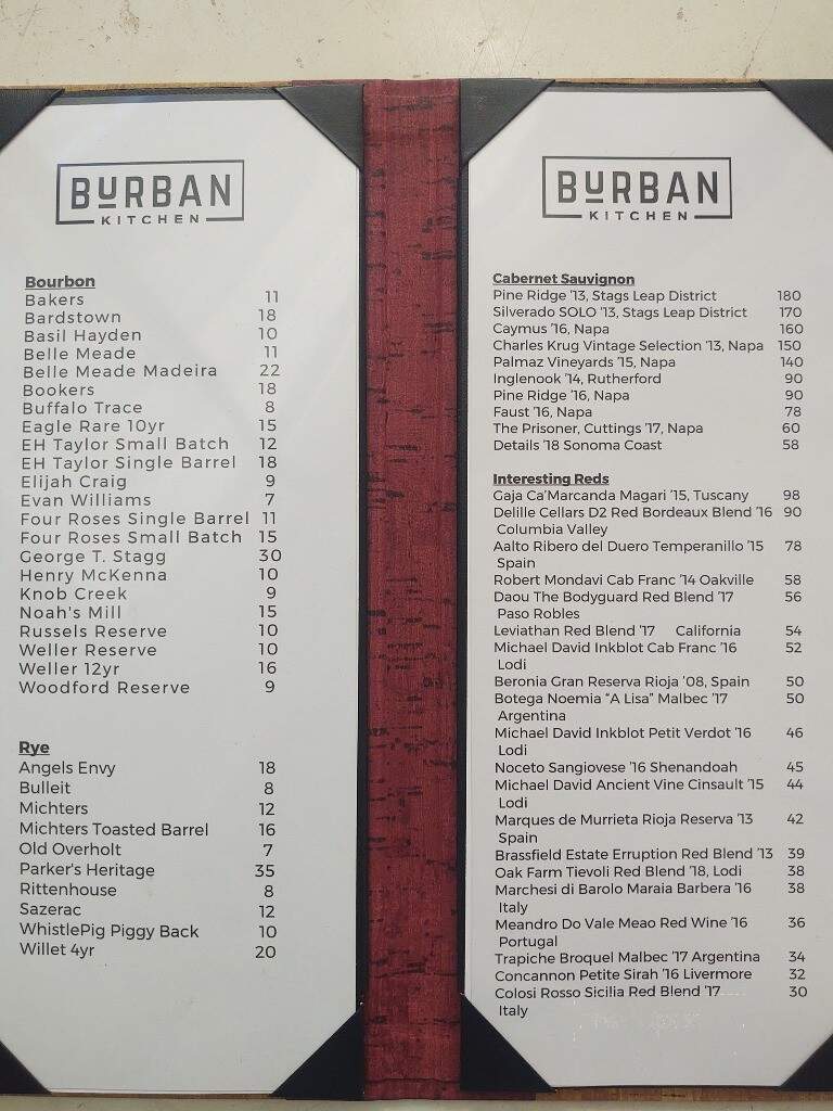 Burban Kitchen - Chico, CA menu_pic