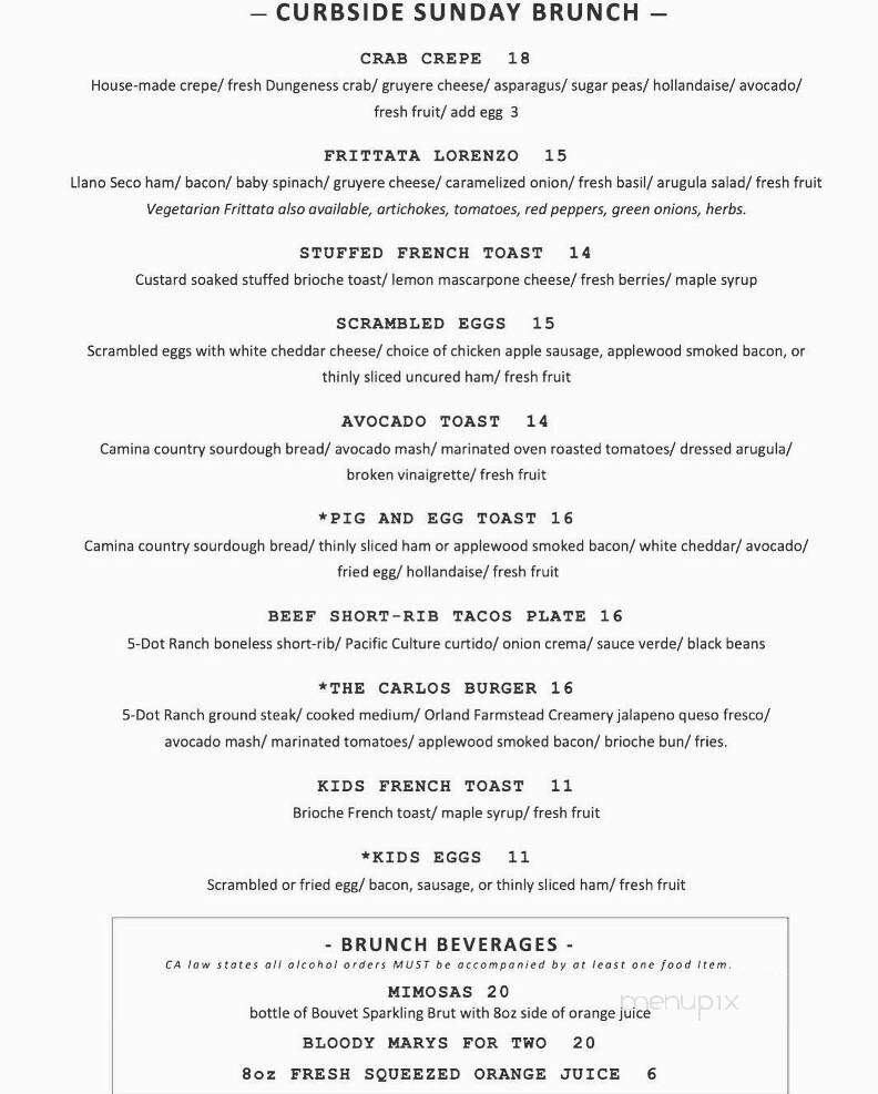 Burban Kitchen - Chico, CA menu_pic