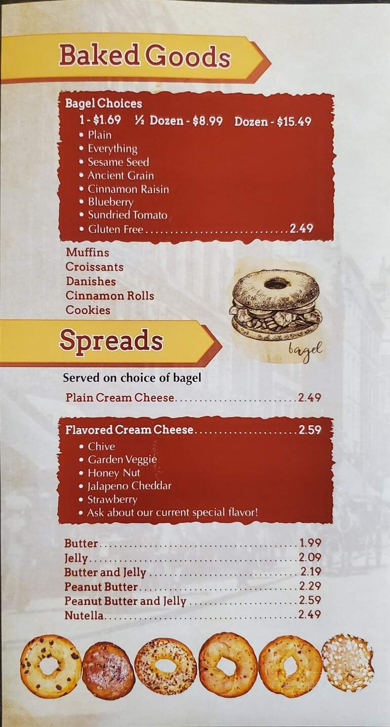 Everything Bagels - Sylva, NC menu_pic