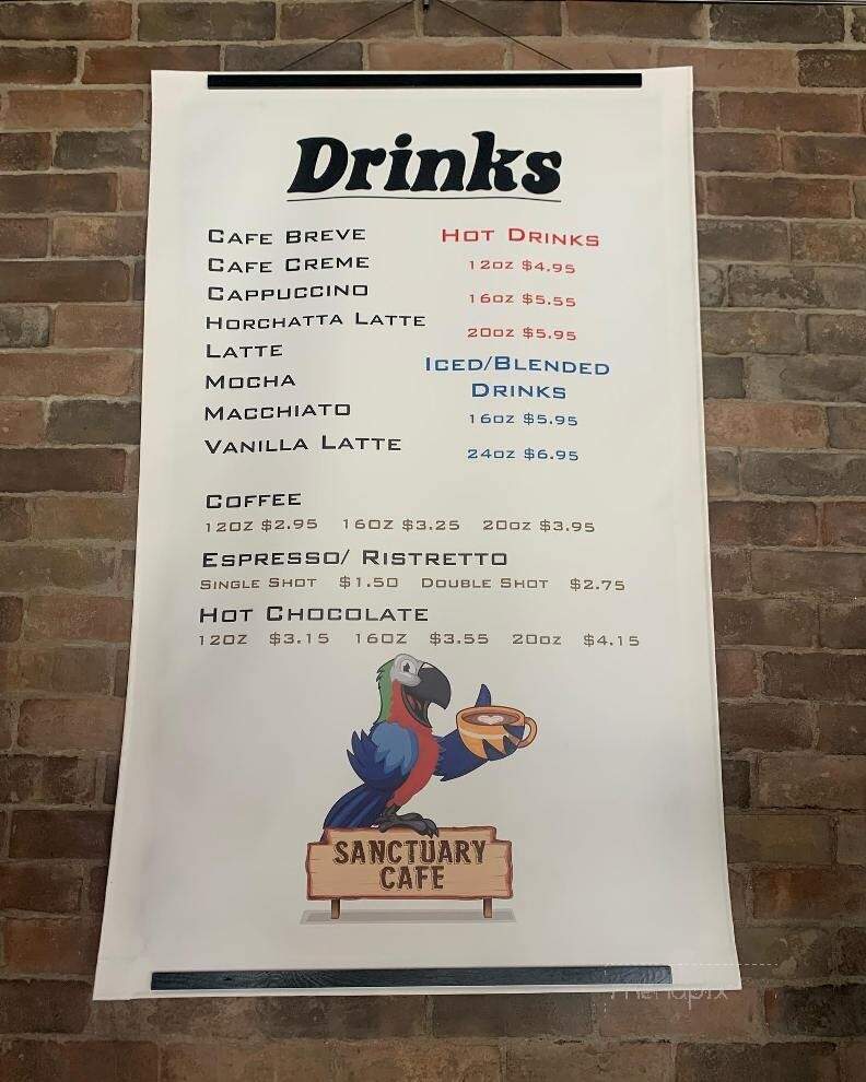 Sanctuary Cafe - Peoria, AZ menu_pic