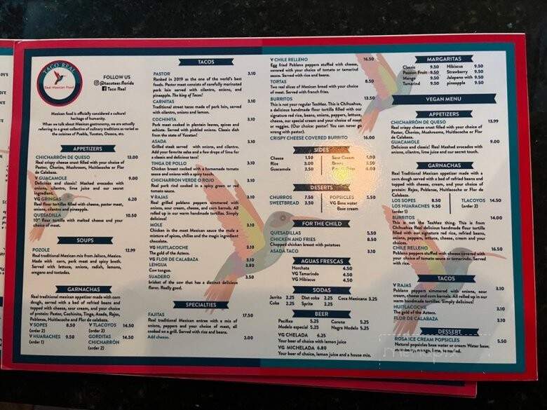 Taco Real - Coral Springs, FL menu_pic