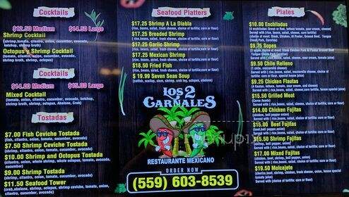 Los 2 Carnales - Oakhurst, CA menu_pic