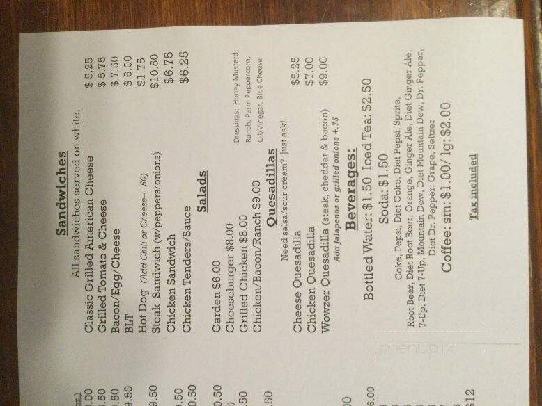 Warren's Ice Cream - Greenfield Center, NY menu_pic