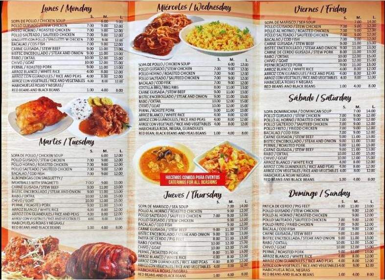 Angel's Latin Restaurant - Catskill, NY menu_pic