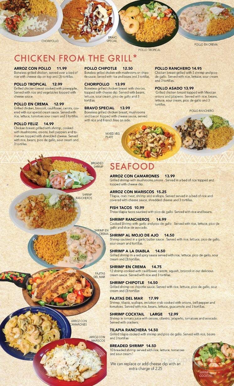 La Pasada - Sheldon, IA menu_pic