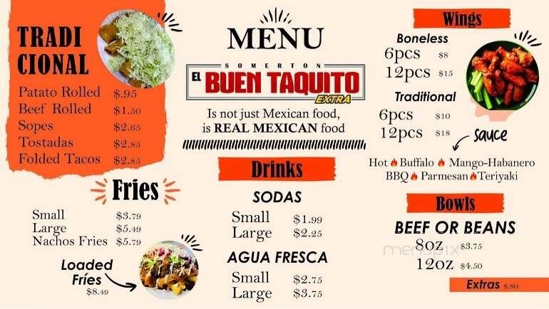 El Buen Taquito Extra - Somerton, AZ menu_pic