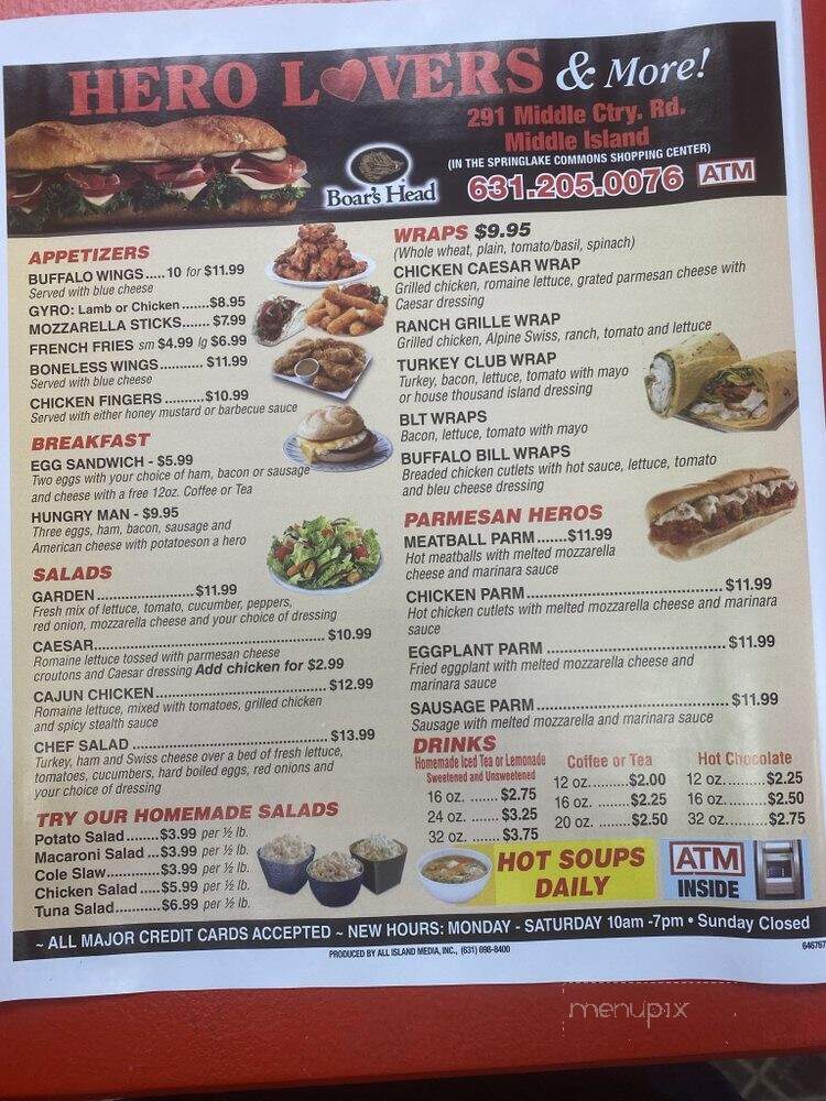 Hero Lovers & More - Middle Island, NY menu_pic