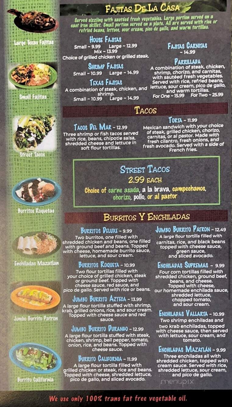 Queso Salsa - Spencer, NC menu_pic