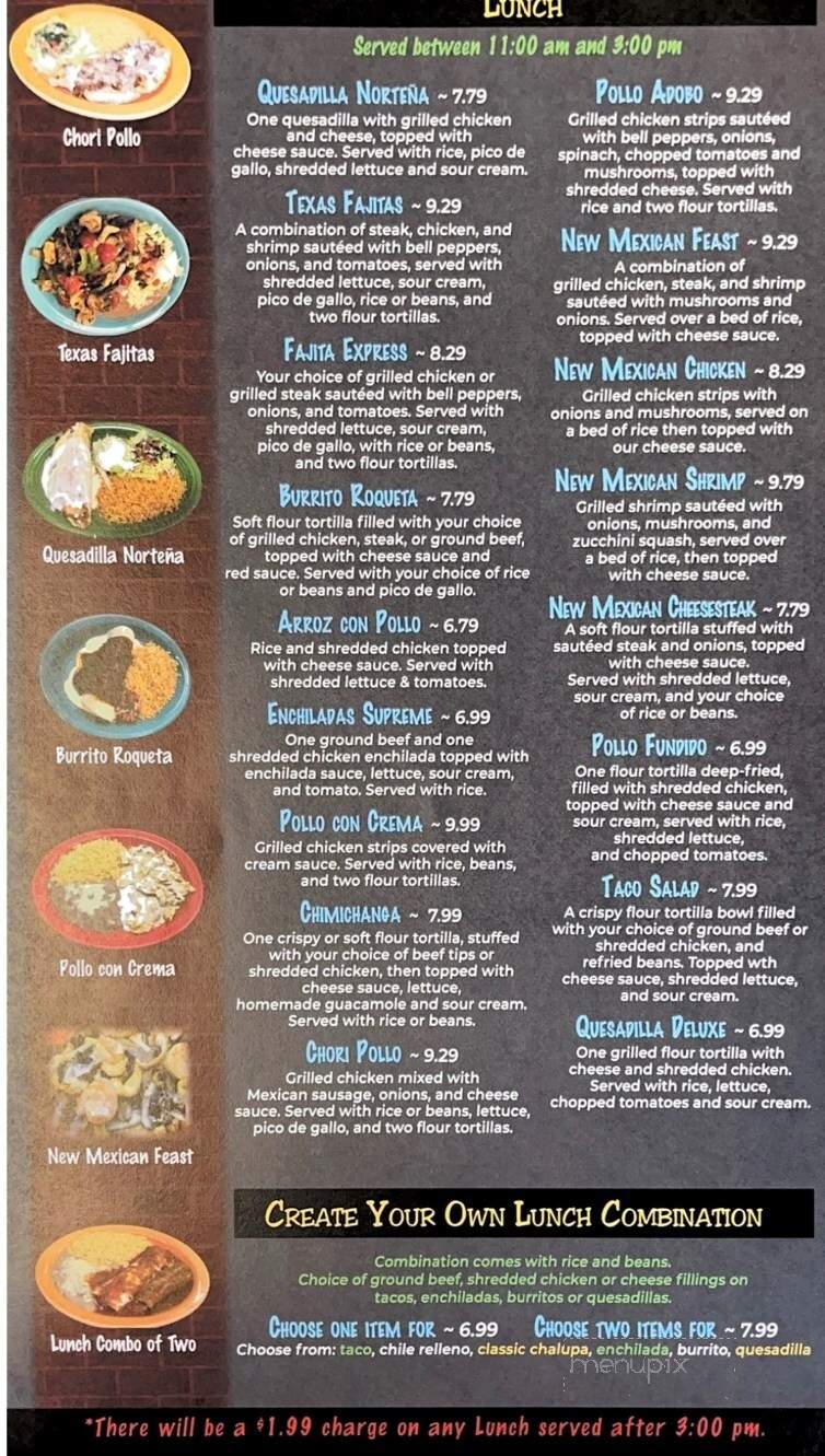 Queso Salsa - Spencer, NC menu_pic
