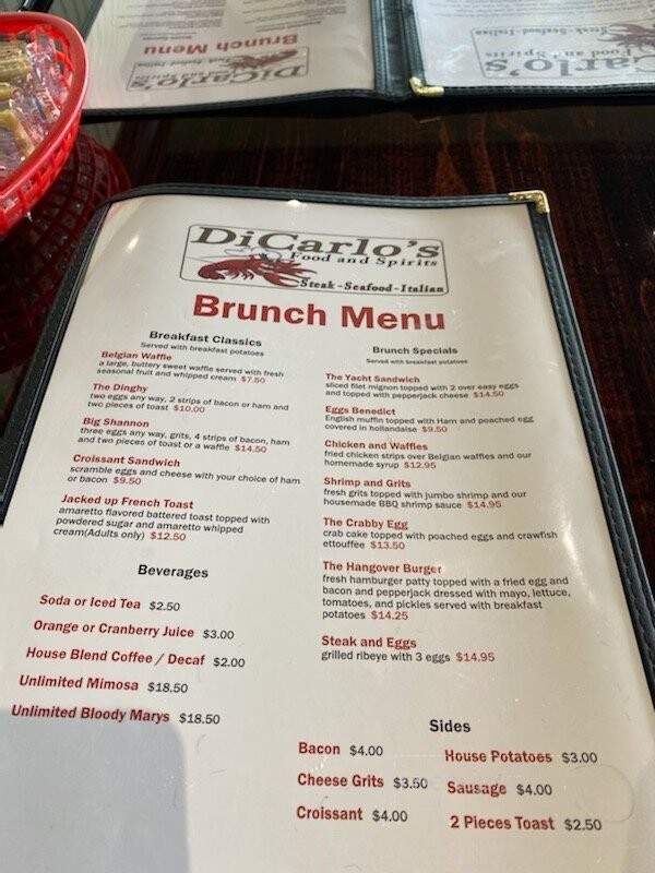 DiCarlo's Food and Spirits - Maurepas, LA