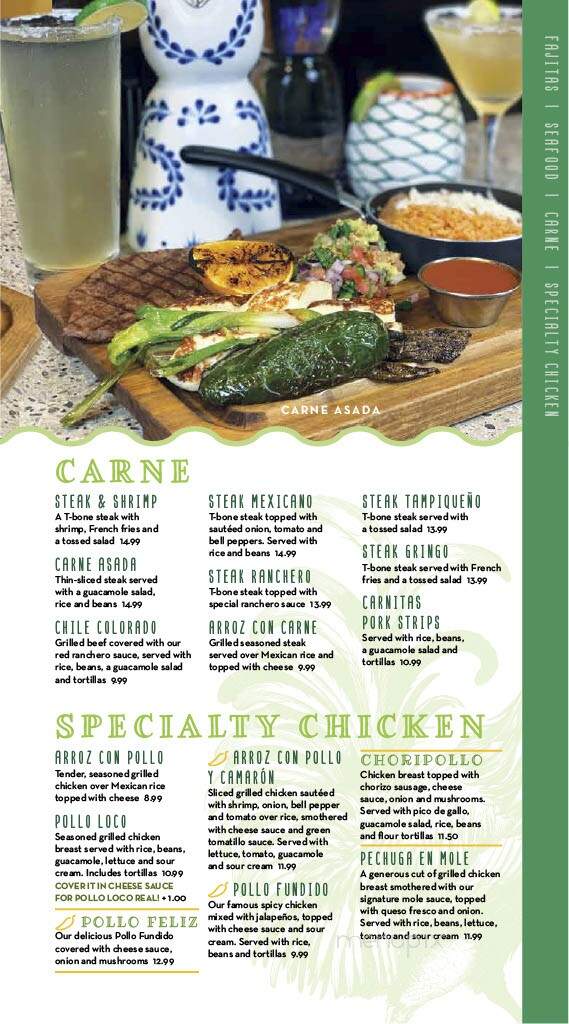 El Mezcal Grill - Connersville, IN menu_pic