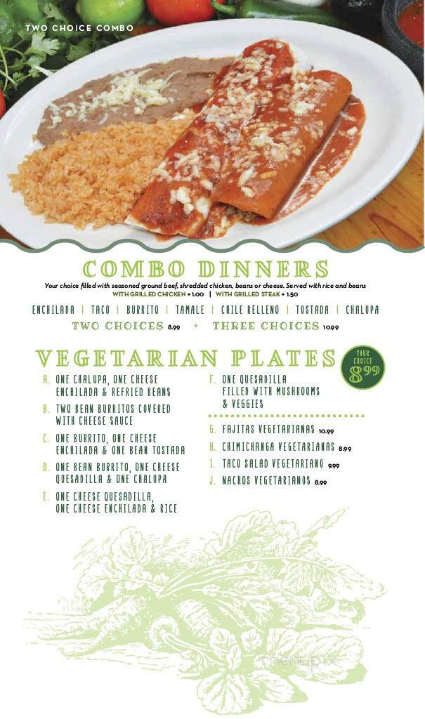 El Mezcal Grill - Connersville, IN menu_pic