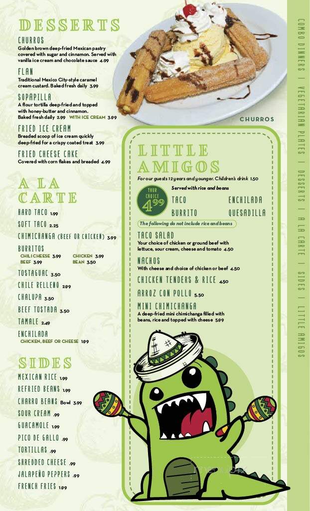 El Mezcal Grill - Connersville, IN menu_pic