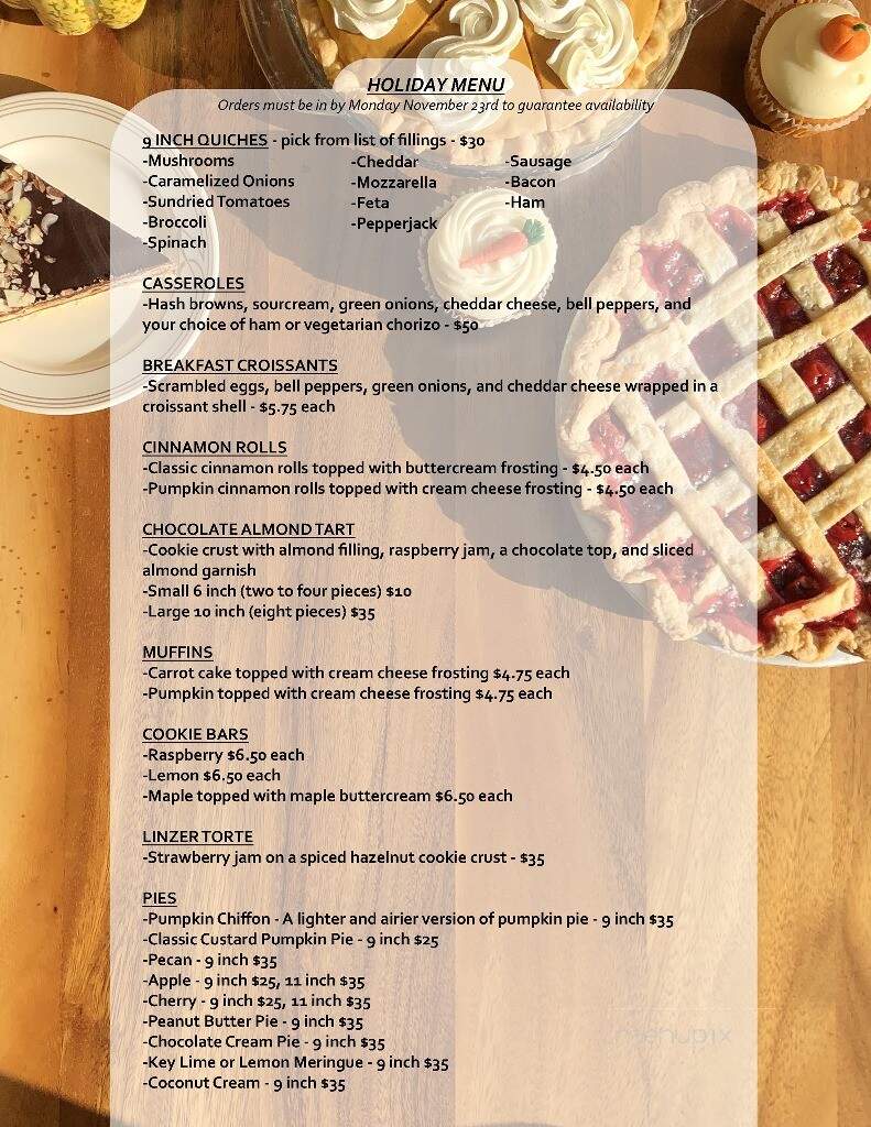 Hayday Bake and Brew - Ellensburg, WA menu_pic