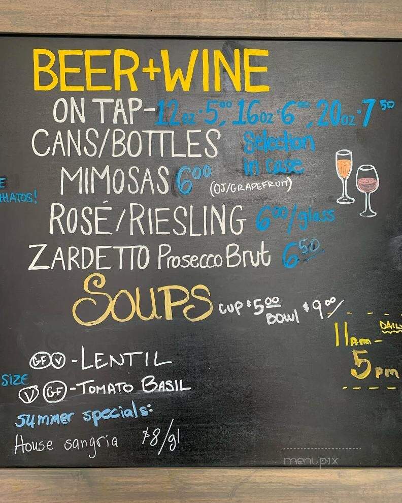 Hayday Bake and Brew - Ellensburg, WA menu_pic