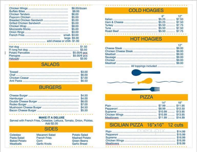 Dotties Buffalo Bites & Lunch Box - Hunlock Creek, PA menu_pic