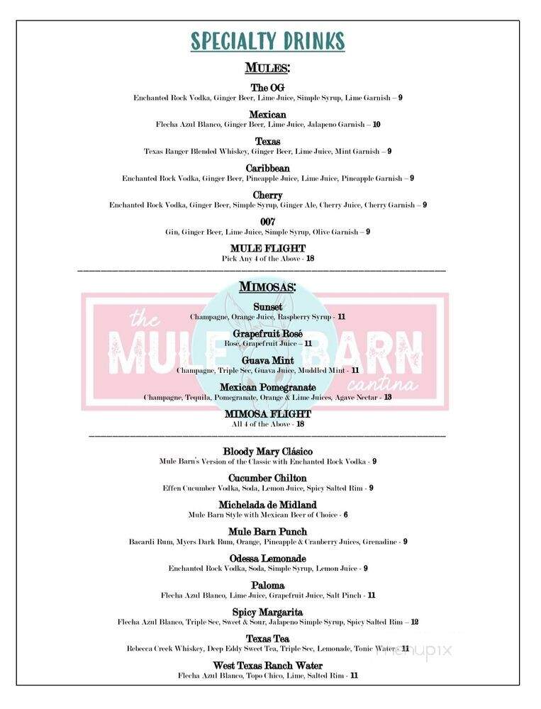 Mule Barn Cantina - Midland, TX