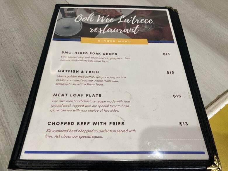 Ooh Wee Latrece - Mesquite, TX menu_pic