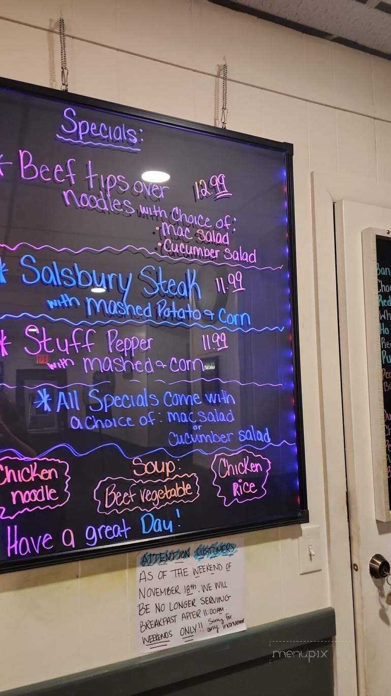 Mountain View Cafe - Smithfield, PA menu_pic