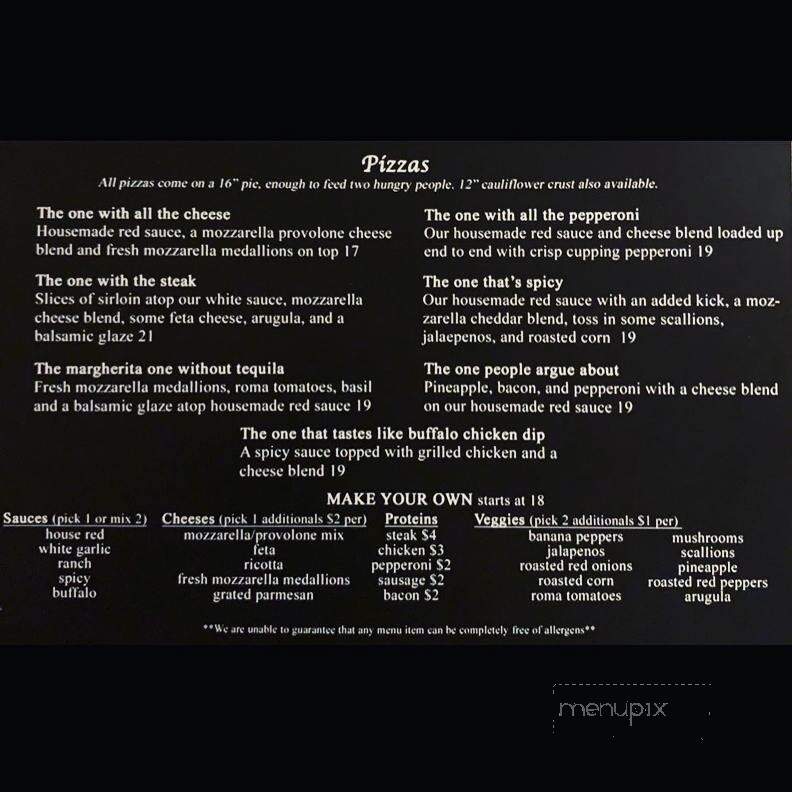 Sorriso Bar & Osteria - Oxford, OH menu_pic
