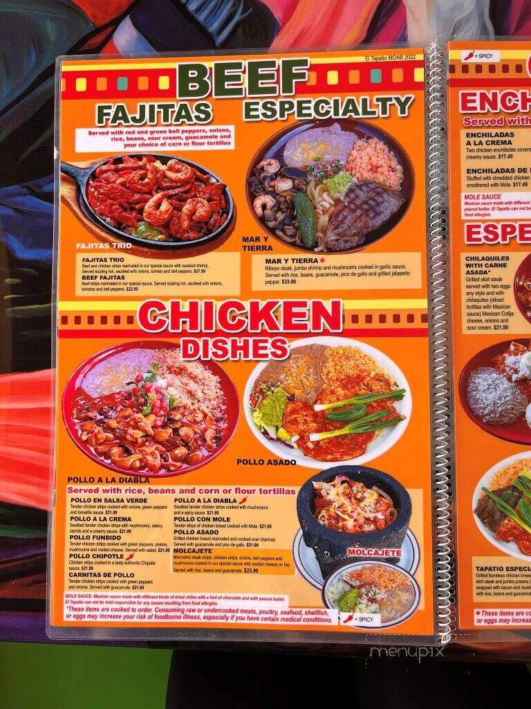 El Local - Moab, UT menu_pic