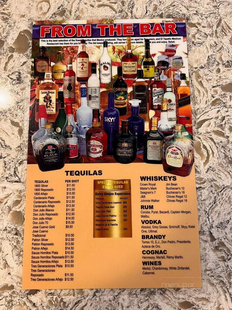 El Local - Moab, UT menu_pic