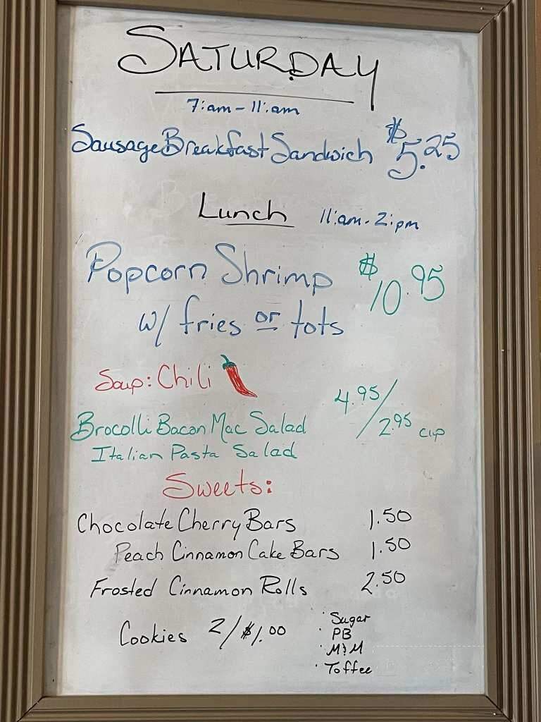 Astoria Village Inn - Astoria, SD menu_pic