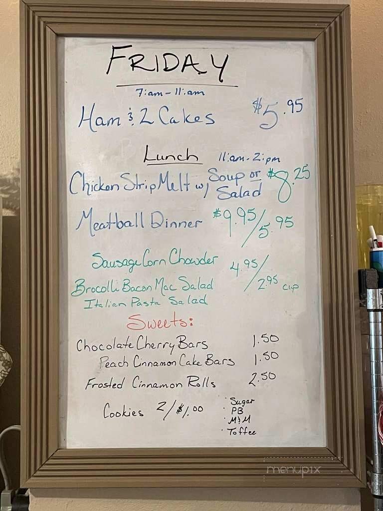 Astoria Village Inn - Astoria, SD menu_pic