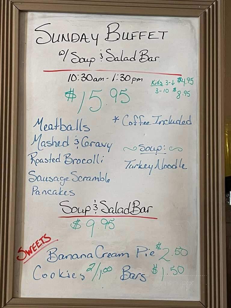 Astoria Village Inn - Astoria, SD menu_pic