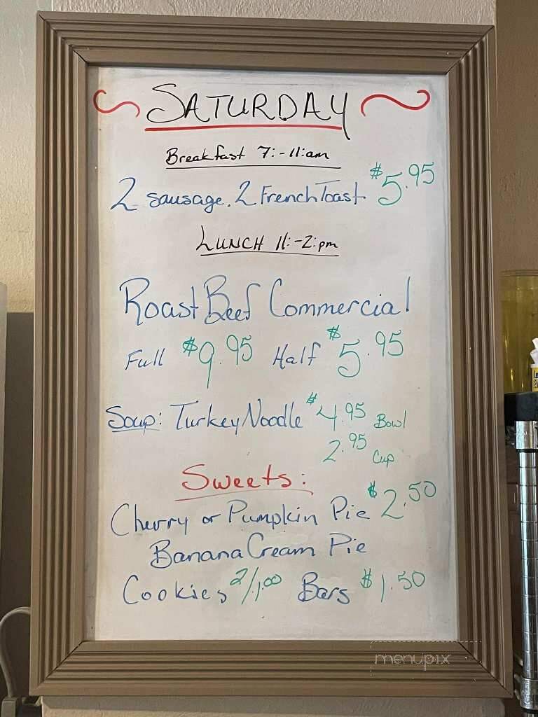 Astoria Village Inn - Astoria, SD menu_pic