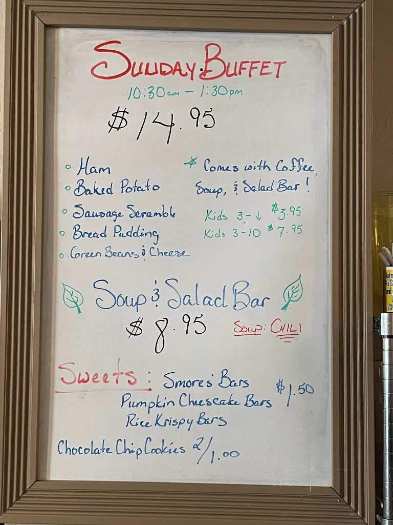 Astoria Village Inn - Astoria, SD menu_pic