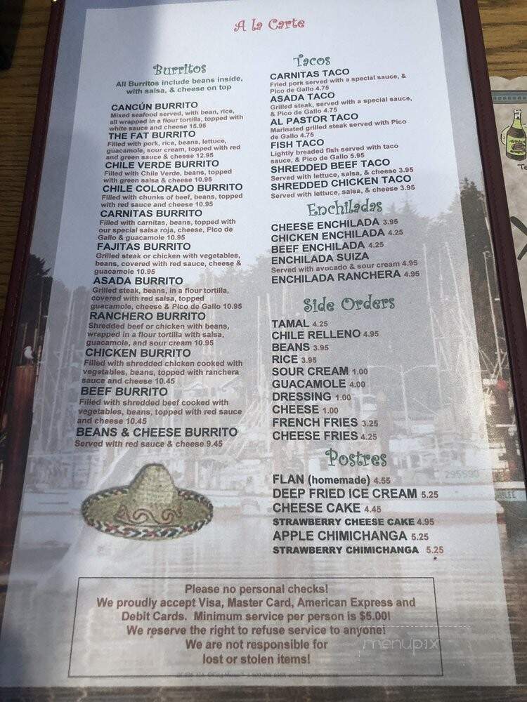 Mexico Lindo Mexican & Seafood Restaurant - Hesperia, CA menu_pic