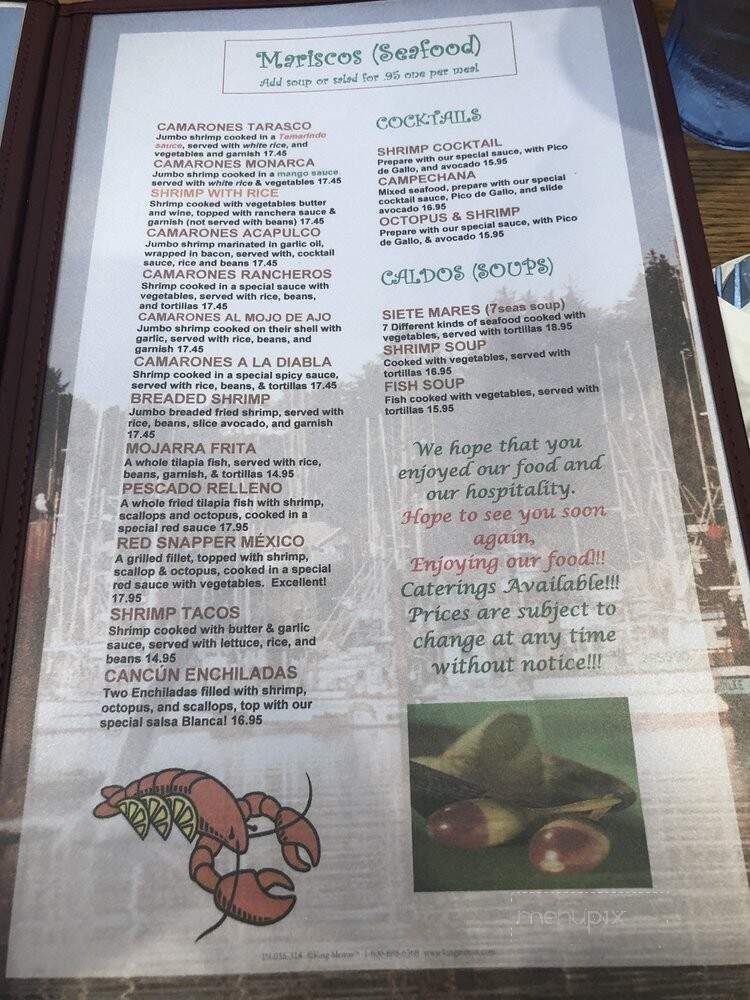 Mexico Lindo Mexican & Seafood Restaurant - Hesperia, CA menu_pic