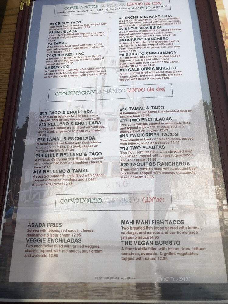 Mexico Lindo Mexican & Seafood Restaurant - Hesperia, CA menu_pic