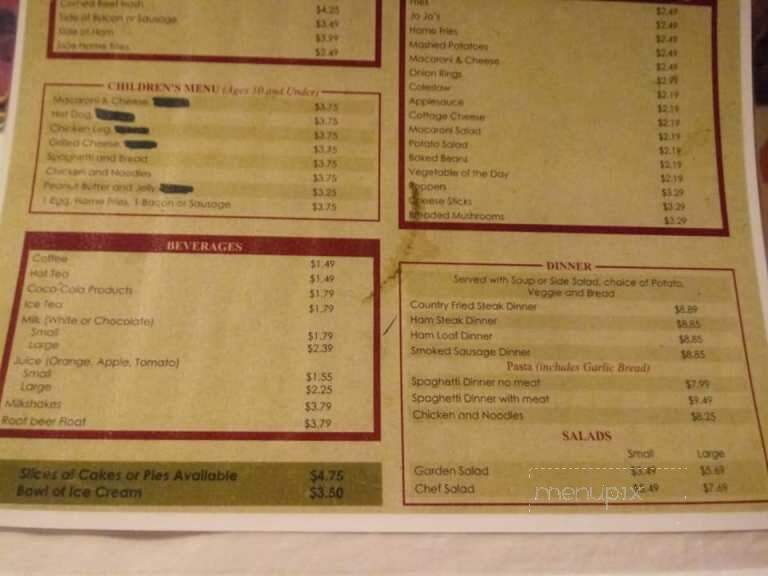 Homestead Family Restaurant - Fredericktown, OH menu_pic