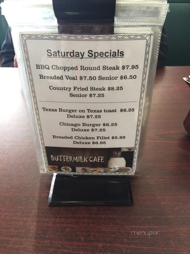 Buttermilk Cafe - Independence, IA menu_pic