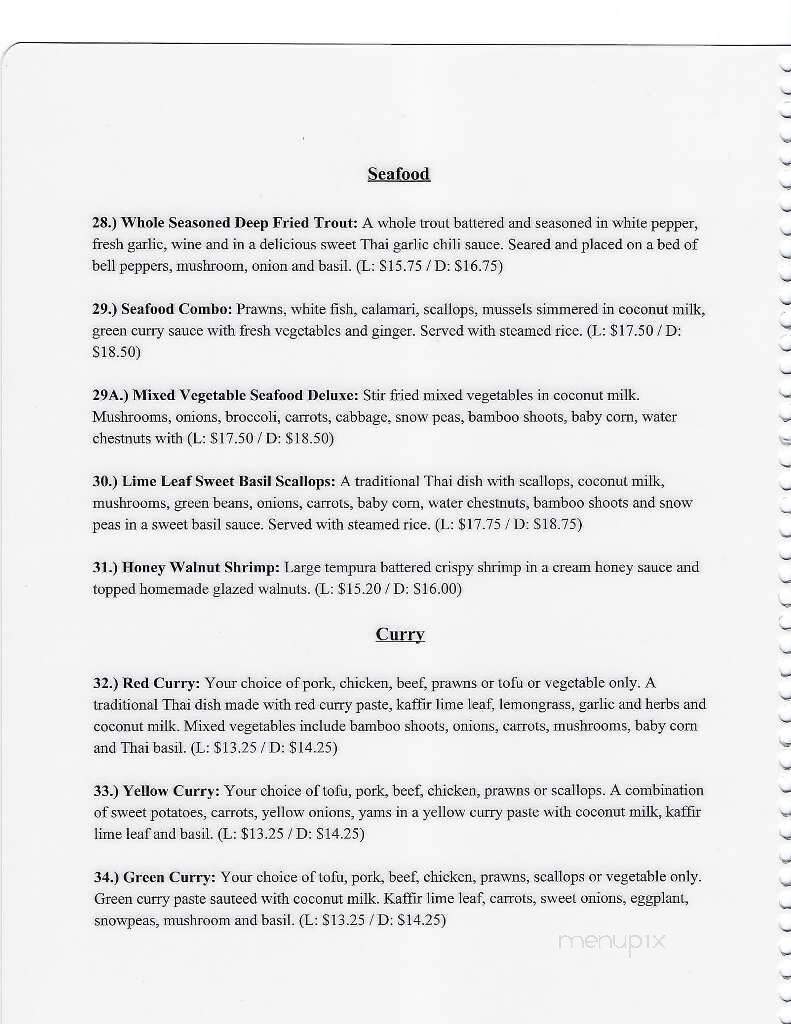 Lime Leaf Asian Fusion - Lacey, WA menu_pic