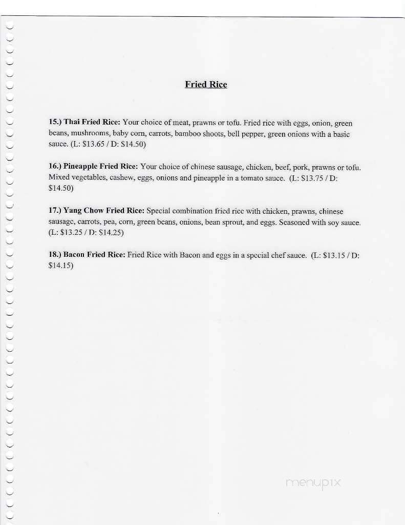 Lime Leaf Asian Fusion - Lacey, WA menu_pic