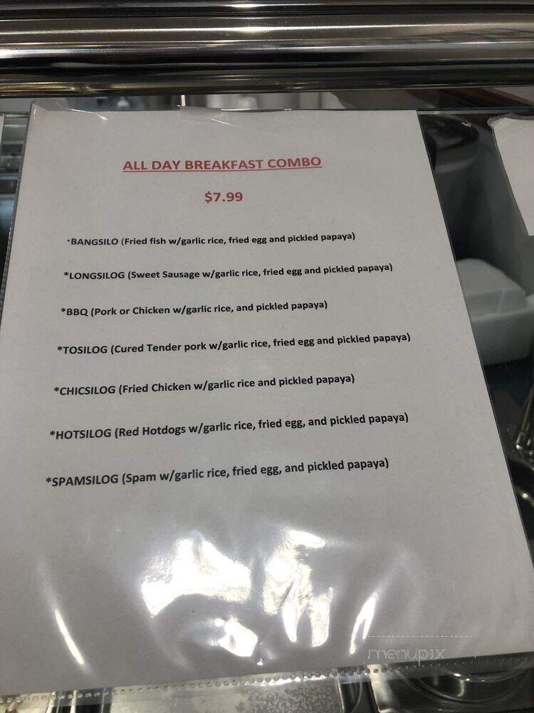 Kusina Filipino Restaurant - Fredericksburg, VA menu_pic