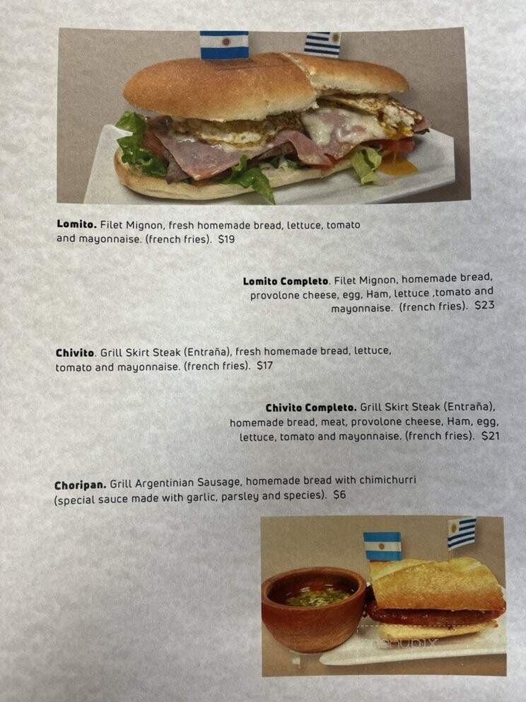 Rio De La Plata Grill - Sarasota, FL menu_pic