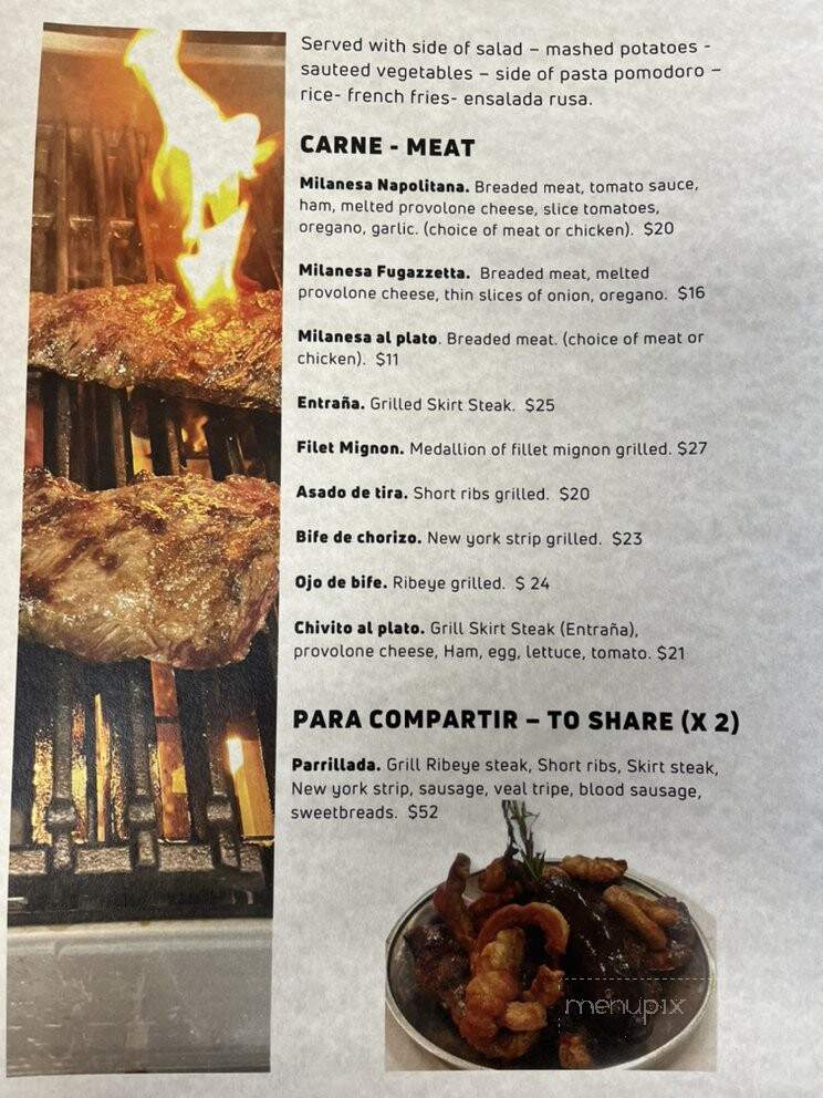 Rio De La Plata Grill - Sarasota, FL menu_pic