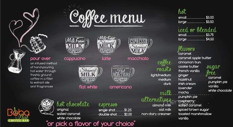 Boba Hut - Gallipolis, OH menu_pic