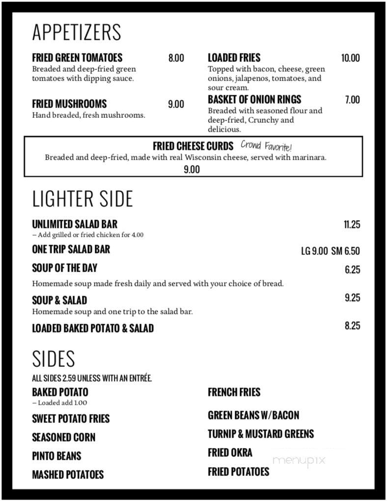Coyle's Family Restaurant - Prairie Grove, AR menu_pic
