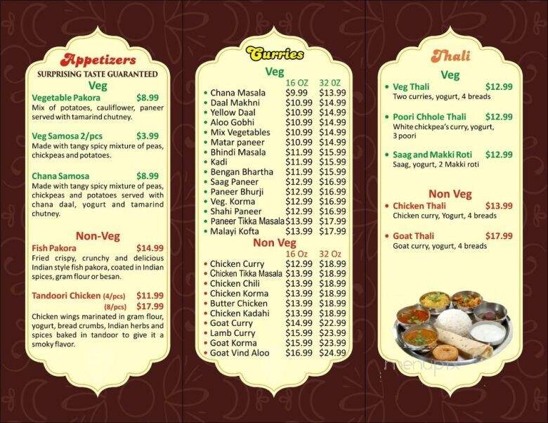 99 Punjabi Dhaba - Traver, CA menu_pic